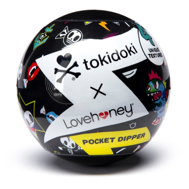 tokidoki Textured Pleasure Mini Masturbator Lightening