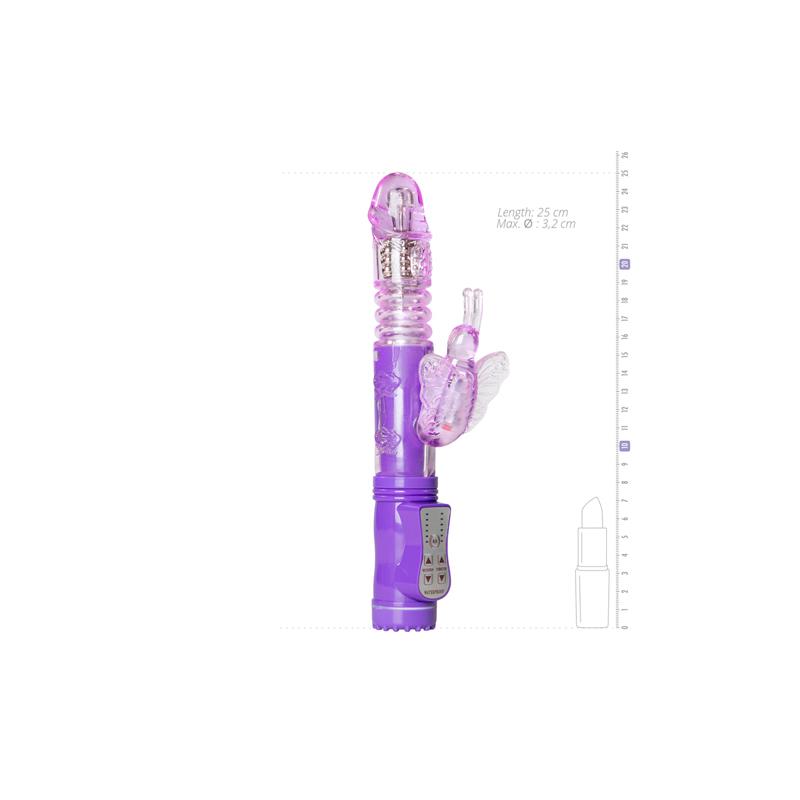 EASYTOYs Bunny Vibrator – Purple Butterfly