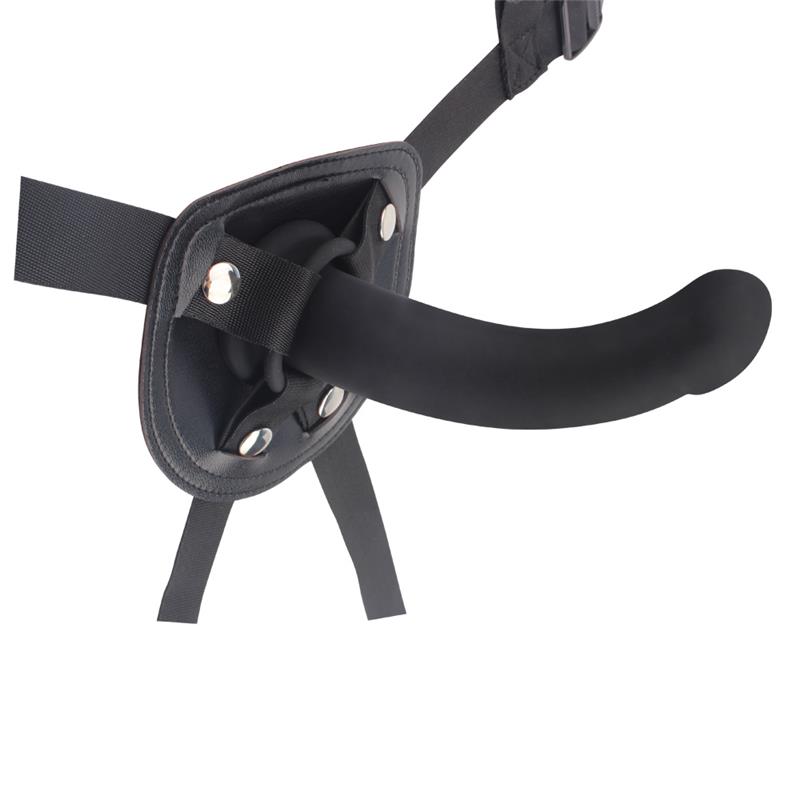 CHISAs Harness Bend Over For Beginner Silicone 5,9" Black