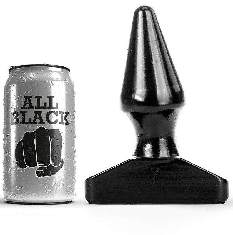 All black plug anal 16cm