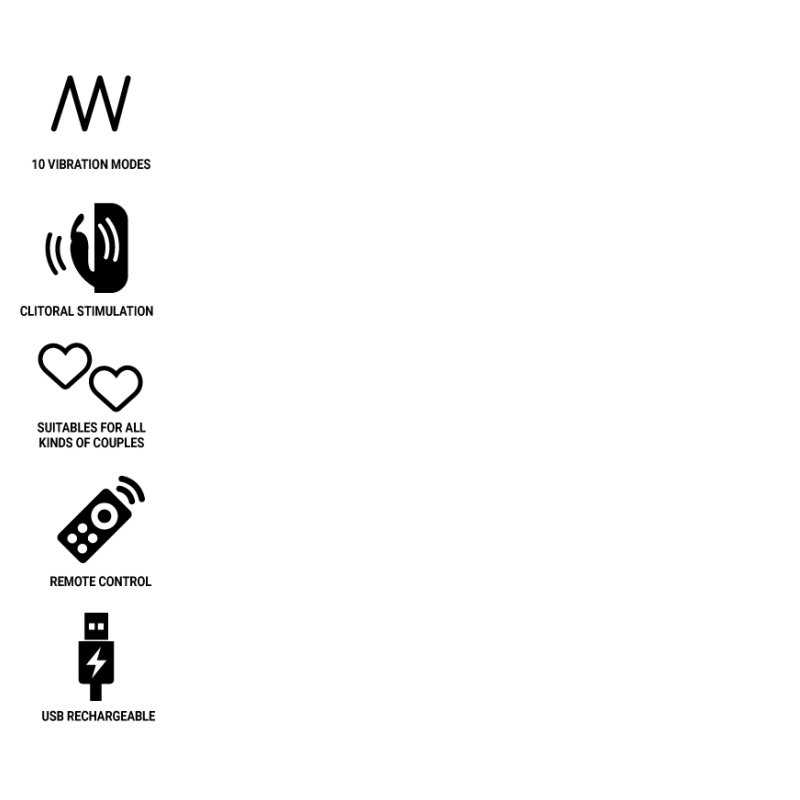 Rithual kama remote couples massager black azabache