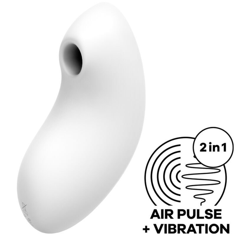 Satisfyer vulva lover 2 air pulse stimulator vibrator – White