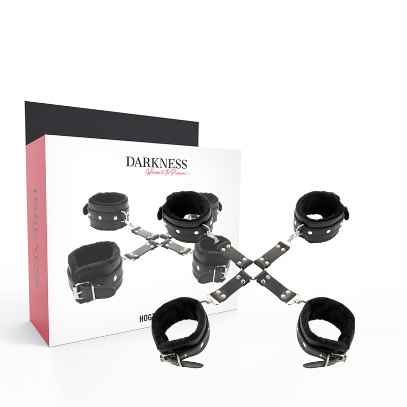 Darkness hogtie set black