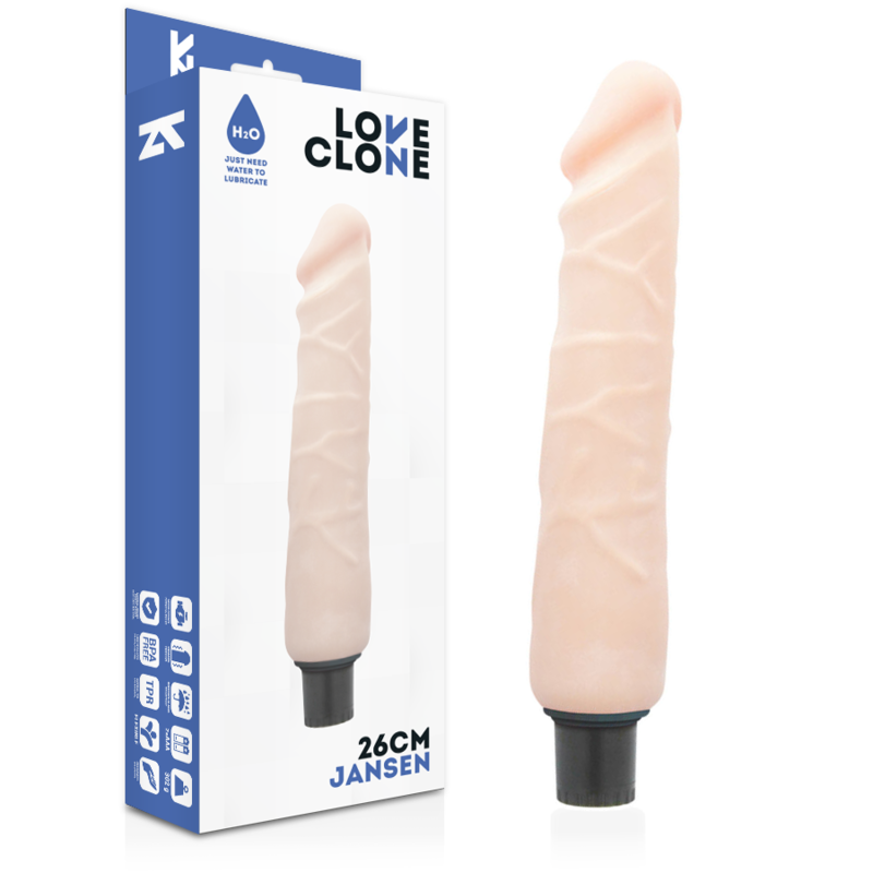 Loveclone jansen self lubrication dong flesh 26cm