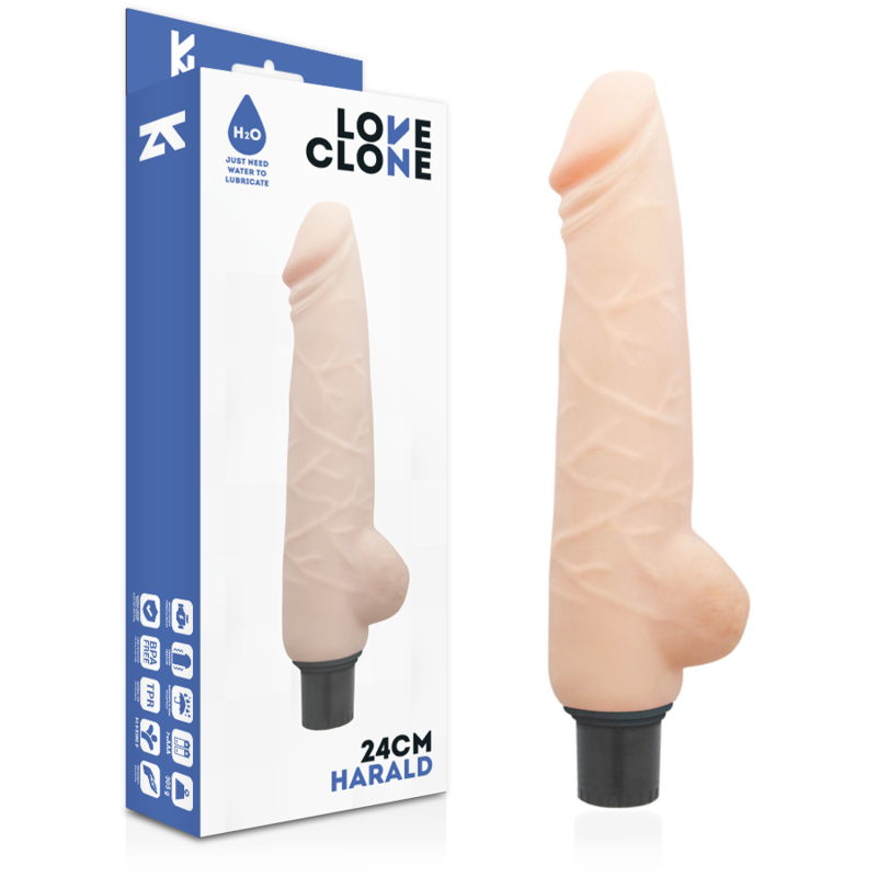Loveclone harald self lubrication dong flesh 24cm