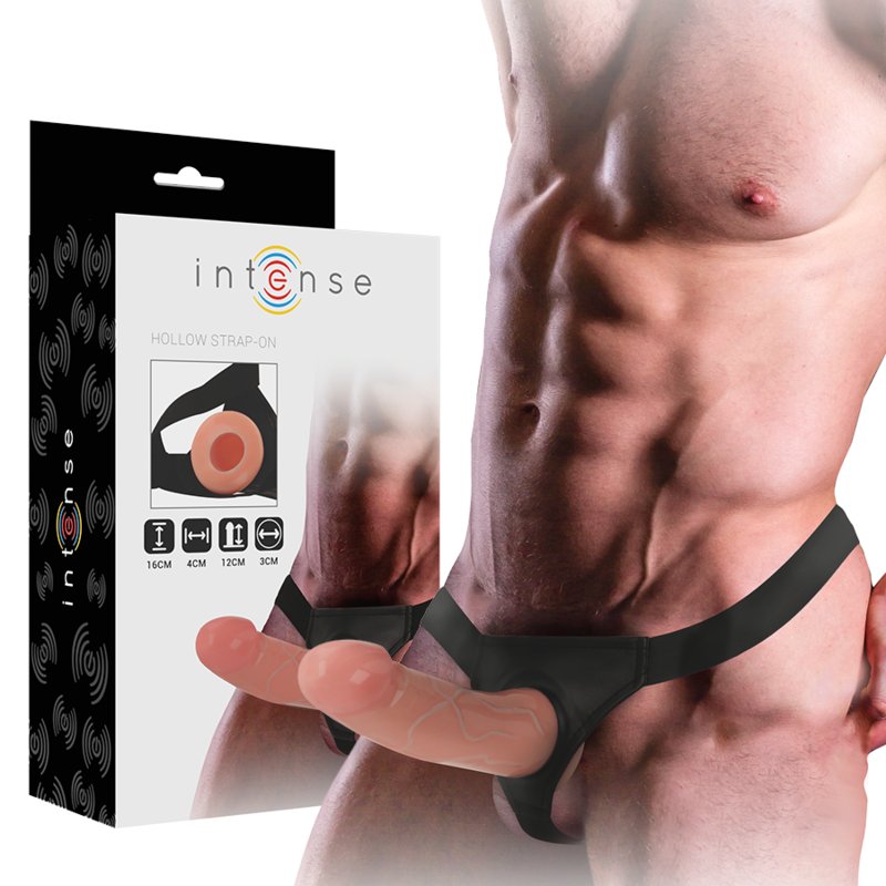 INTENSE - HOLLOW STRAP-ON EXTENDER 16 X 3 CM