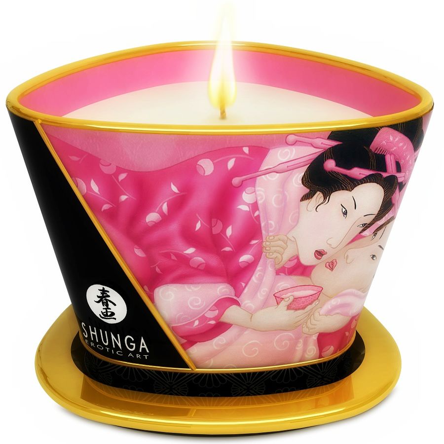 Mini caress by candlelight massage candle rose aphrodisia