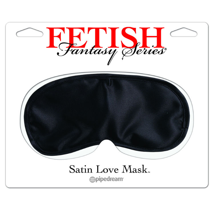 Fetish fantasy satin love mask white.