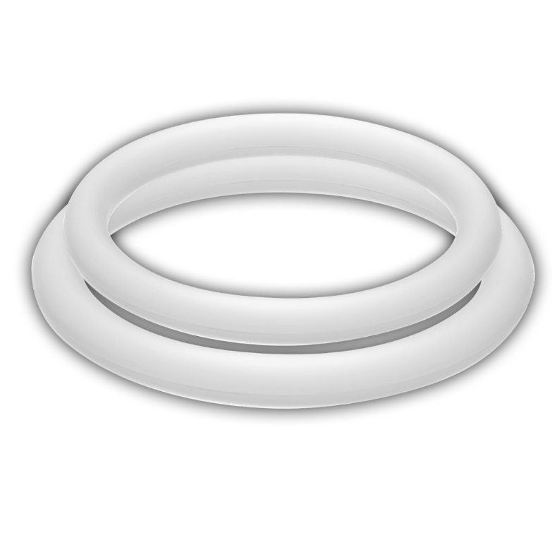 Potenz duo rings medium white