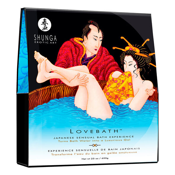 Shunga lovebath ocean tentations.