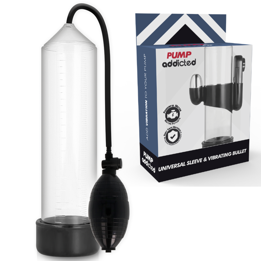 Pump addicted rx3 transparent vibrator