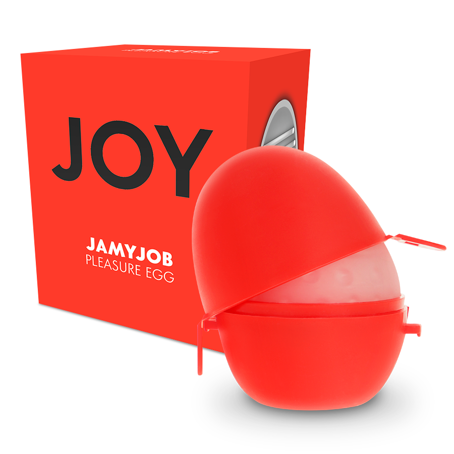 Jamyjob egg masturbator red version discrett